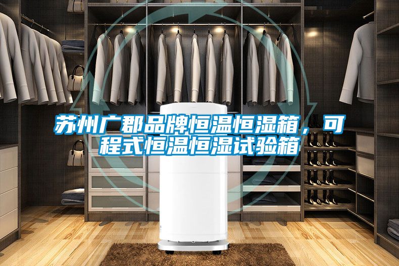 苏州广郡品牌恒温恒湿箱，可程式恒温恒湿试验箱