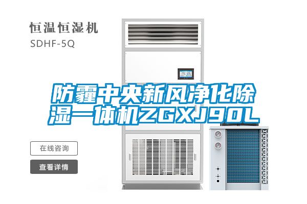 防霾中央新风净化除湿一体机ZGXJ90L