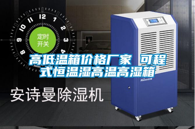 高低温箱价格厂家 可程式恒温湿高温高湿箱